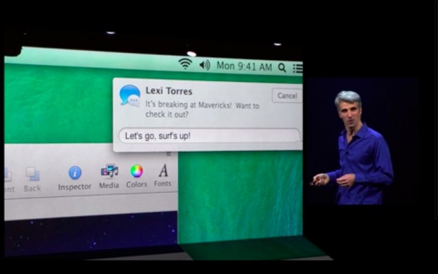 Benachrichtigungen in Mac OS X verbessert (Apple/Screenshot: Golem.de)